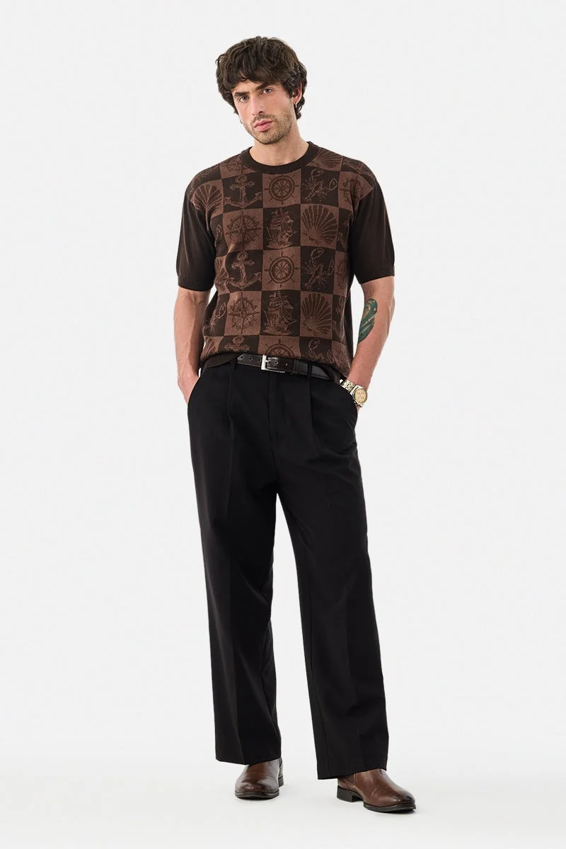 سنيتش تيشيرت قطني كبير بطبعة